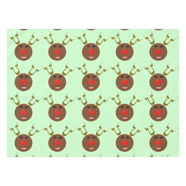 Nappe de table Cyber Noël Renne (Devant (Horizontal))