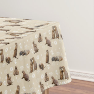 Nappe de tourbe de chien des Prairies (crème)