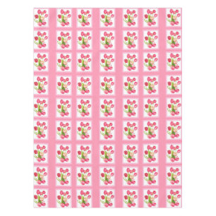 Nappe de tulipes roses