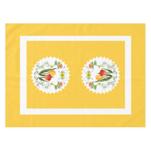 Nappe de tulipes vintages