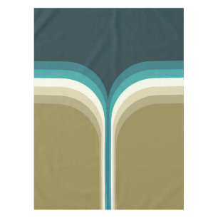 Nappe Décor à deux arches de style rétro