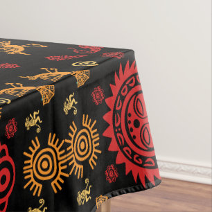 Nappe Décor d'origine artistique aztèque mexicaine