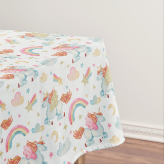 Nappe Décorations de fête d'anniversaire de la Unicorn