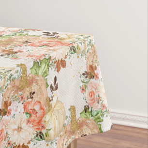 Nappe Décorations élégantes de Little Floral Citrouille 
