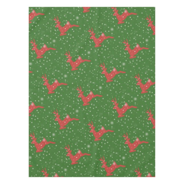 Nappe Deer Winter Holidays Baby Jersey Bodysuit (Devant)