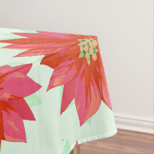 Nappe Design de Noël/vacances audacieux, poinsettia pein