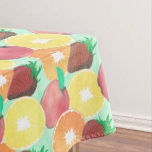 Nappe Design élégant et coloré de fruits d'été