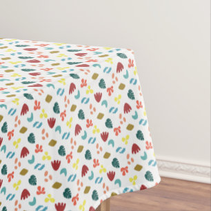 Nappe Design moderne Flat Design Vert Rouge Orange desig