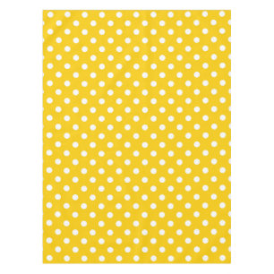 Nappe Design Pois blanc jaune