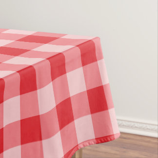 Nappe Designer en vichy motif rouge et blanc