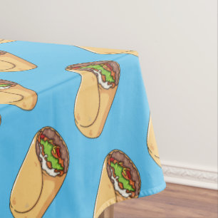 Nappe dessin animé de Burrito
