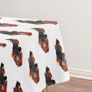 Nappe dessin animé de Kart racing
