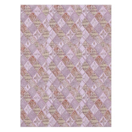Nappe Dessins De Diamant En Rose