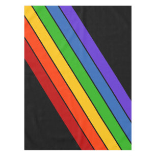 Nappe Diagonale arc-en-ciel