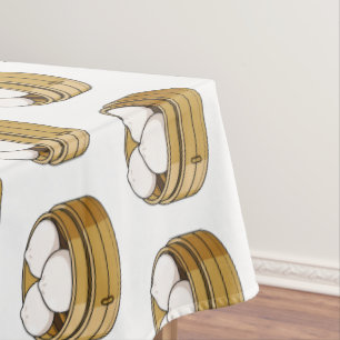 Nappe Dim sum dessin animé