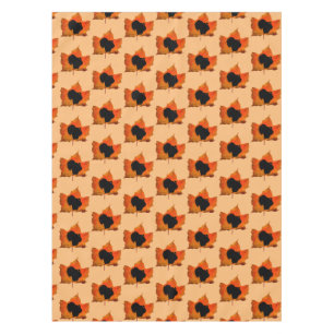 NAPPE DINDON DE THANKSGIVING FEUILLES MORTES 