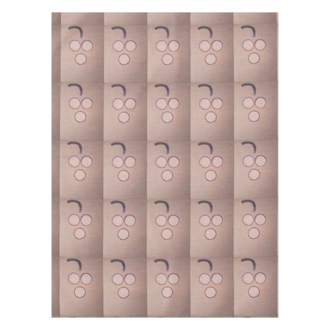 NAPPE DÎNER DE PÂQUES AVEC RAISINS (Devant)