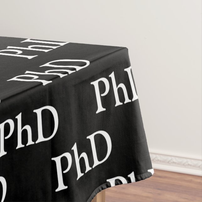 Nappe Diplômé de doctorat noir (In Situ)