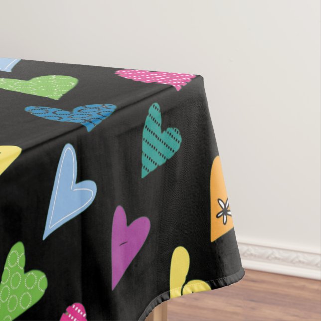 Nappe Doodles de coeur (In Situ)