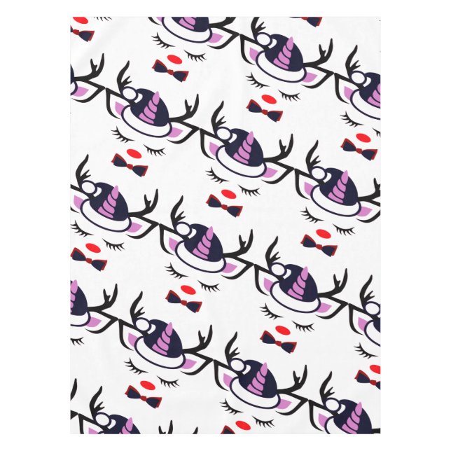 Nappe Douce visage de licorne (Devant)