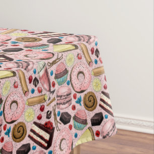 Nappe Douceurs sur rose