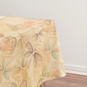 Nappe Dragonflies oiseaux fleurs motif pêche en ligne ar