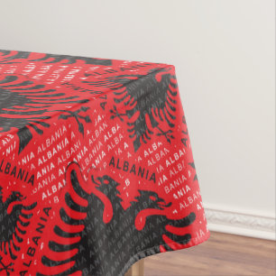 Nappe Drapeau albanais motif 2