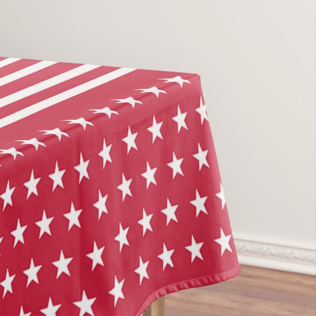Nappe Drapeau Américain Des Étoiles Et Des Rayures (In Situ)