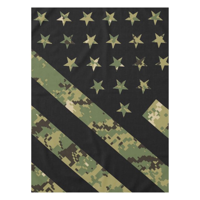 Nappe Drapeau américain du Camouflage numérique militair (Devant)