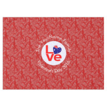 Drapeau australien Coeur rouge AMOUR