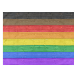 Nappe Drapeau de fierté gay inclusif SlipperyJoe's à tex