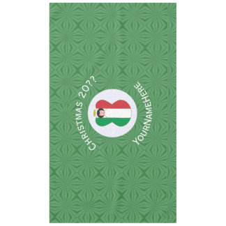 Nappe Drapeau de Noël ange Italie Personnaliser Horizont