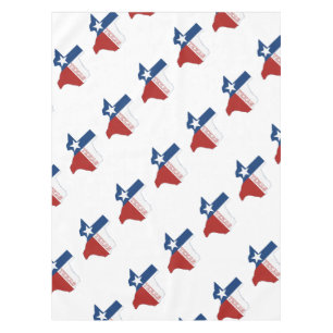 Nappe Drapeau et carte d'état du Texas