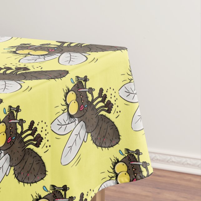 Nappe Drôle dessin animé d'insecte de la mouche à cheval (In Situ)