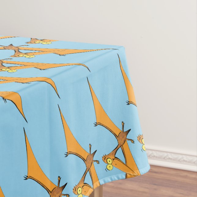 Nappe Drôle mignon dessin animé de pterodactyle volant o (In Situ)