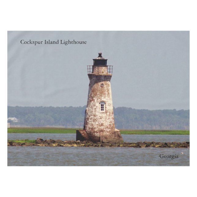 Nappe du phare de Cockspur Island (Devant (Horizontal))