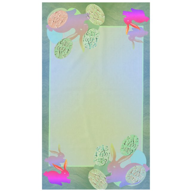 Nappe Easter Bunny & Eggs Tablecloth (Devant)
