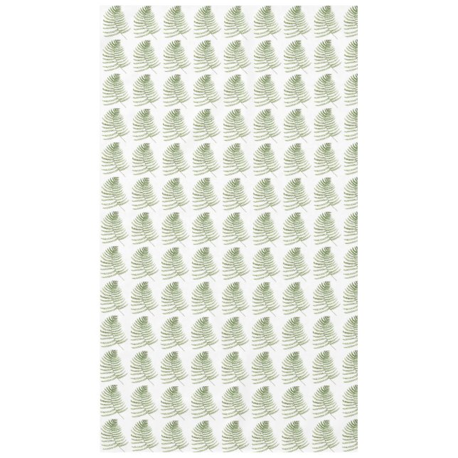Nappe Eau botanique motif feuille ferne (Devant)