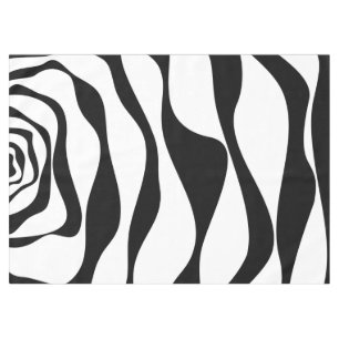 Nappe Ebb et flux 4 - Noir et blanc
