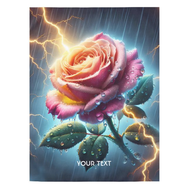 Nappe Éclairage de pluie Rose mignon Imaginaire (Devant)