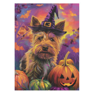 Nappe Éffrayant australien Terrier Citrouille de sorcièr