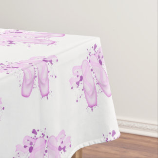 Nappe Elégant Ballet Rose Anniversaire Pointe Chaussures