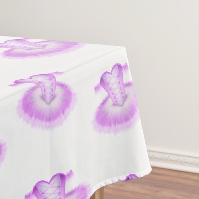 Nappe Elégant Ballet rose Anniversaire Tutu Aquarelle (In Situ)