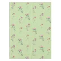 Élégant Bohème Vintage Motif Floral Vert Printemps