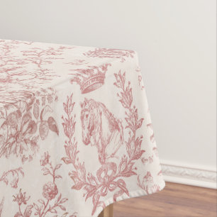 Nappe Élégant chic élégant Rose beige Equestrio Toile