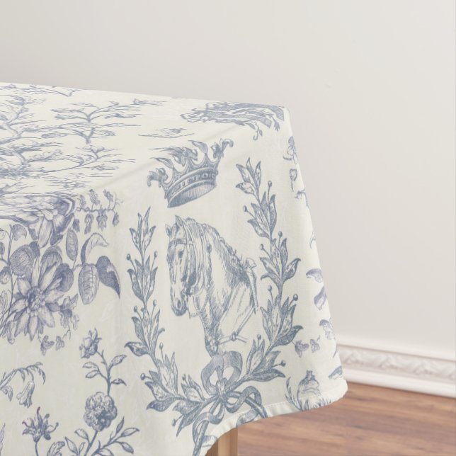 Nappe Élégant, élégant, Bleu Beige Equestre (In Situ)