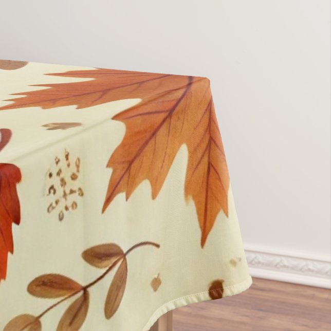 Nappe Élégant Motif Automne (In Situ)