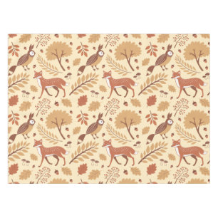 Nappe Élégant Motif d'automne scandinave