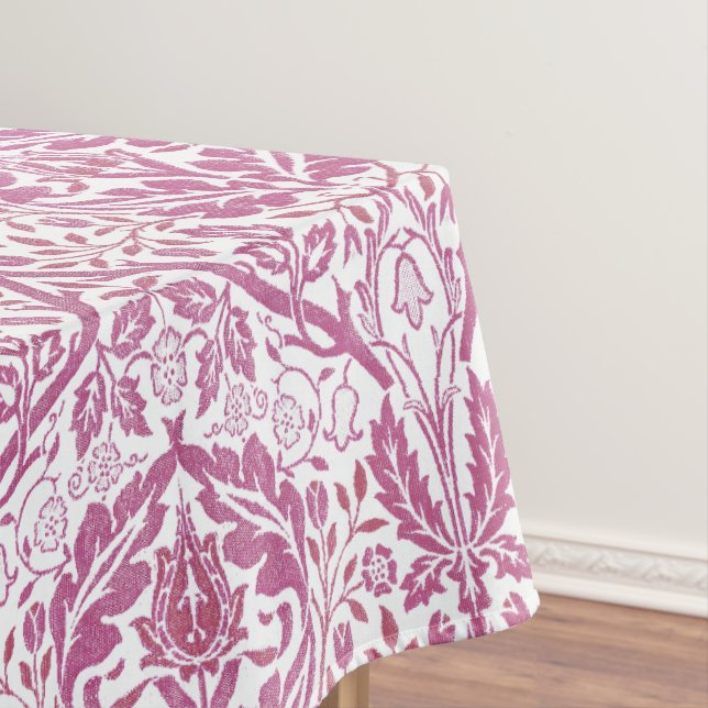 Nappe Élégant motif floral rose (In Situ)