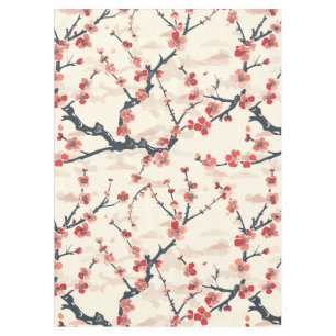 Nappe Élégant Motif sans couture en fleur de cerisier (5